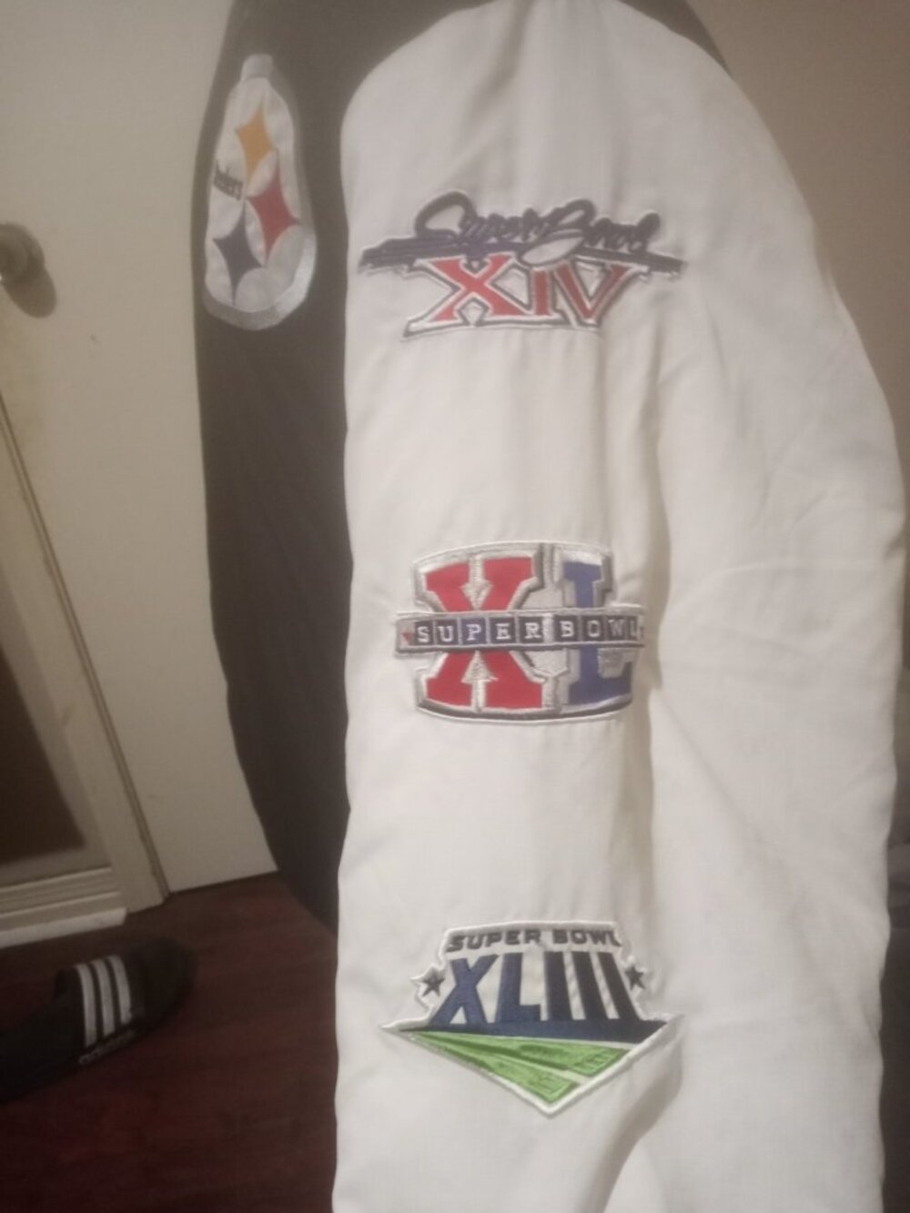 NFL PITTSBURGH STEELERS SUPER BOWL CHAMPIONSHIP Hooded Full Zip Jacket 2XL - Picture 6 of 16
